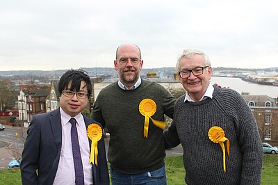 Nicholas Chan, Stuart Bourne and Graham Colley