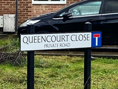 road sign rainham