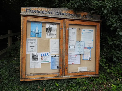 frindsbury extra parish notice board upnor